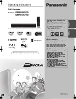 Preview for 1 page of Panasonic DMR-EX71S Operating Instructions Manual