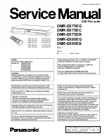 Panasonic DMR-EX75EG Service Manual preview