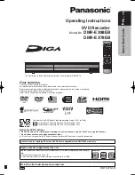 Panasonic DMR-EX78EB Operating Instructions Manual preview