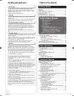 Preview for 4 page of Panasonic DMR-EX78EB Operating Instructions Manual