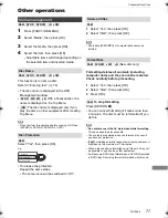 Preview for 77 page of Panasonic DMR-EX97C Operating Instructions Manual