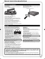 Preview for 7 page of Panasonic DMR-EX98VEB Operating Instructions Manual