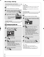 Preview for 44 page of Panasonic DMR-EZ48 Operating Instructions Manual