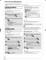 Preview for 54 page of Panasonic DMR-EZ48 Operating Instructions Manual