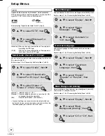 Preview for 62 page of Panasonic DMR-EZ48 Operating Instructions Manual