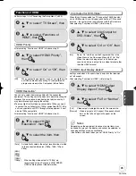 Preview for 65 page of Panasonic DMR-EZ48 Operating Instructions Manual