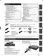 Предварительный просмотр 5 страницы Panasonic DMR-EZ485VK Operating Instructions Manual