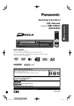 Preview for 1 page of Panasonic DMR-EZ48K Operating Instructions Manual