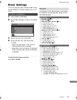 Preview for 73 page of Panasonic DMR-HCT130 Operating Instructions Manual