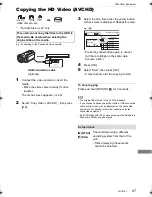 Preview for 67 page of Panasonic DMR-HCT230 Operating Instructions Manual