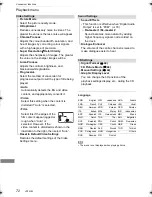 Preview for 72 page of Panasonic DMR-HCT230 Operating Instructions Manual