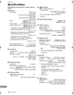 Preview for 100 page of Panasonic DMR-HCT230 Operating Instructions Manual