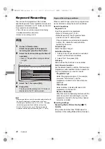 Предварительный просмотр 24 страницы Panasonic DMR-HST270 Operating Instructions Manual