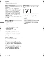 Preview for 8 page of Panasonic DMR-HW220DMR-HW220 Operating Instructions Manual