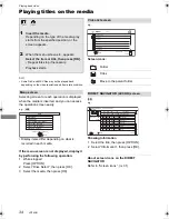 Preview for 34 page of Panasonic DMR-HW220DMR-HW220 Operating Instructions Manual