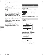 Preview for 26 page of Panasonic DMR-HWT250 Operating Instructions Manual