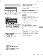 Preview for 29 page of Panasonic DMR-HWT250 Operating Instructions Manual