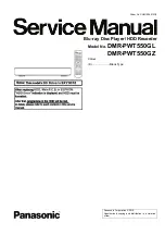 Preview for 1 page of Panasonic DMR-PWT550GL Service Manual