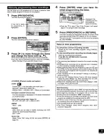 Preview for 35 page of Panasonic DMR-T3040 Operating Instructions Manual