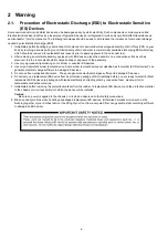 Предварительный просмотр 6 страницы Panasonic DMR-UBS80EG Service Manual