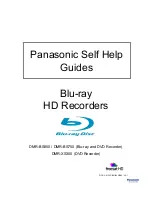 Preview for 1 page of Panasonic DMR-XS350 Help Manual