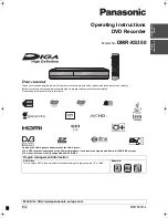 Panasonic DMR-XS350 Operating Instructions Manual предпросмотр