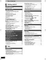 Preview for 4 page of Panasonic DMR-XS350 Operating Instructions Manual