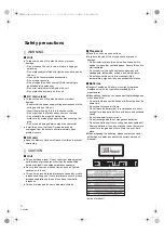 Предварительный просмотр 2 страницы Panasonic DMR-XW385 Operating Instructions Manual