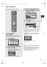 Предварительный просмотр 25 страницы Panasonic DMR-XW385 Operating Instructions Manual