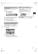 Предварительный просмотр 27 страницы Panasonic DMR-XW385 Operating Instructions Manual