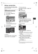 Предварительный просмотр 37 страницы Panasonic DMR-XW385 Operating Instructions Manual