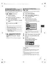 Предварительный просмотр 45 страницы Panasonic DMR-XW385 Operating Instructions Manual