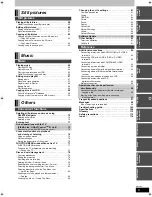 Предварительный просмотр 5 страницы Panasonic DMR-XW400 Operating Instructions Manual