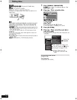 Предварительный просмотр 42 страницы Panasonic DMR-XW400 Operating Instructions Manual