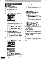 Предварительный просмотр 50 страницы Panasonic DMR-XW400 Operating Instructions Manual