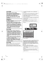 Preview for 2 page of Panasonic DMR-XW480 Operating Instructions Manual