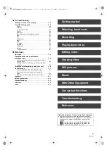 Preview for 5 page of Panasonic DMR-XW480 Operating Instructions Manual