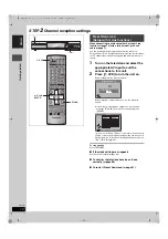 Preview for 12 page of Panasonic DMRE500H - DVD RECORDER DECK Operating Instructions Manual