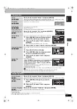 Preview for 41 page of Panasonic DMRE500H - DVD RECORDER DECK Operating Instructions Manual