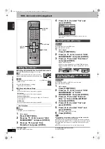 Preview for 60 page of Panasonic DMRE500H - DVD RECORDER DECK Operating Instructions Manual