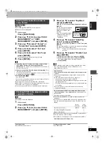 Preview for 61 page of Panasonic DMRE500H - DVD RECORDER DECK Operating Instructions Manual