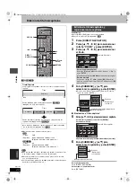 Preview for 120 page of Panasonic DMRE500H - DVD RECORDER DECK Operating Instructions Manual