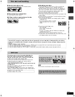 Предварительный просмотр 5 страницы Panasonic DMREH60 - DVD RECORDER DECK Operating Instructions Manual