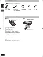 Предварительный просмотр 8 страницы Panasonic DMREH60 - DVD RECORDER DECK Operating Instructions Manual