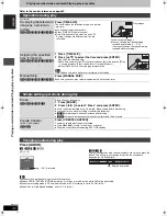 Предварительный просмотр 32 страницы Panasonic DMREH60 - DVD RECORDER DECK Operating Instructions Manual