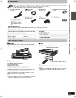 Preview for 13 page of Panasonic DMREH75VS - DVD Recorder / VCR Combo Operating Instructions Manual