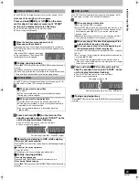 Preview for 61 page of Panasonic DMREH75VS - DVD Recorder / VCR Combo Operating Instructions Manual