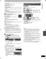 Preview for 67 page of Panasonic DMREH75VS - DVD Recorder / VCR Combo Operating Instructions Manual