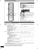 Preview for 74 page of Panasonic DMREH75VS - DVD Recorder / VCR Combo Operating Instructions Manual