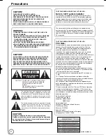 Preview for 2 page of Panasonic DMREZ485V - DVD RECORDER - MULTI LANGUAGE Operating Instructions Manual